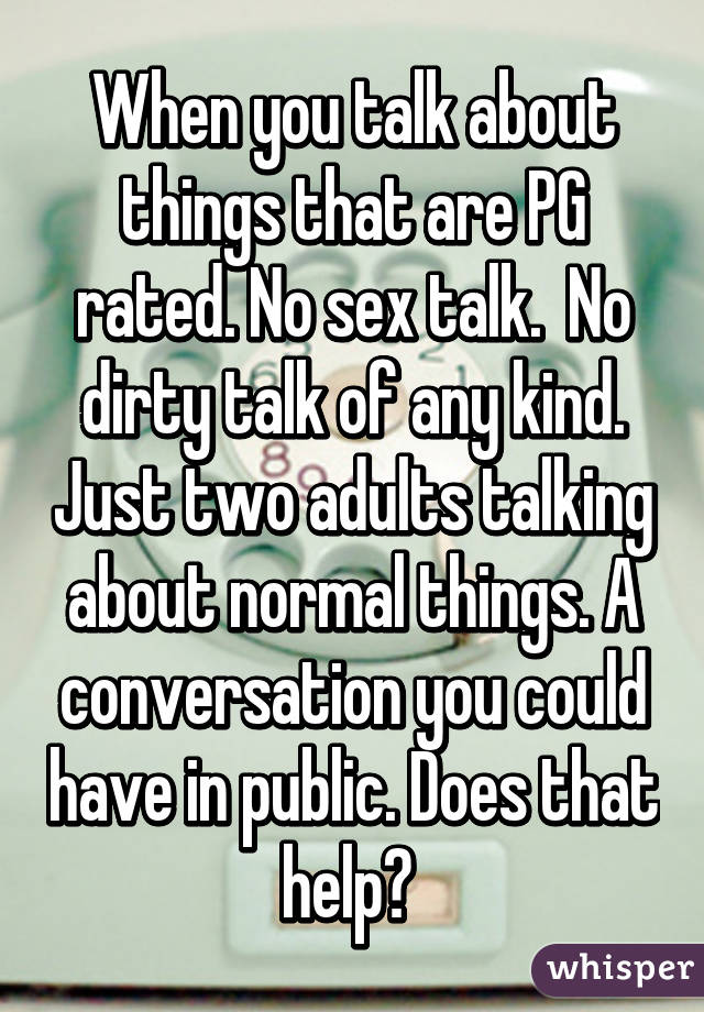 Adult Dirty Talk